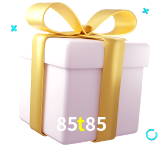 Receba seus bônus de boas-vindas no 85t85